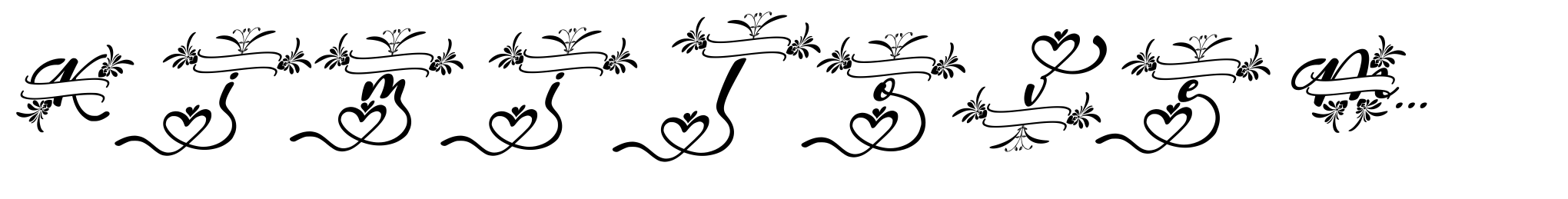 Kimilove Monogram Italic image